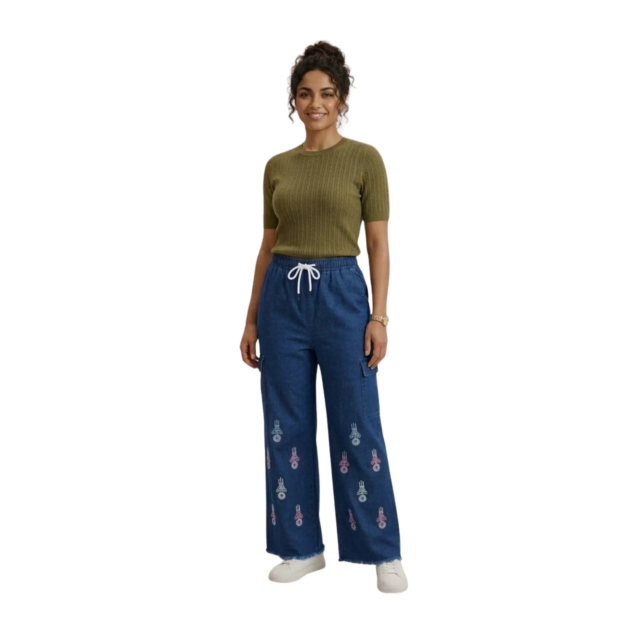 The Indigo Wide-Leg Denim | Minimal Design | Aesthetic ABHSILA